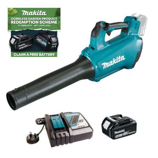 Picture of Makita DUB184RT 18V LXT Brushless Blower with 1 x 5.0Ah Battery and Charger