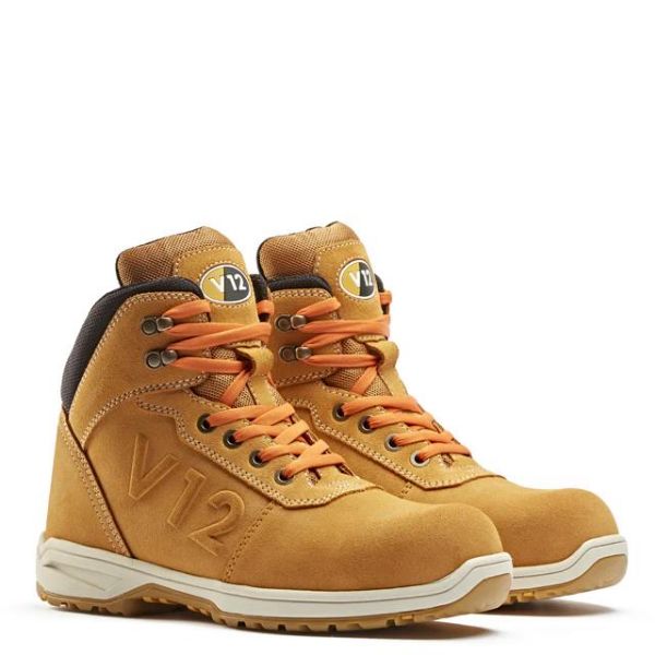 Picture of V12 V2150 BOB SUEDE LEATHER SAFETY BOOT & SOCKS SIZE 11
 Toecap&Midsole