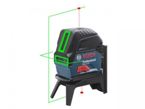 Picture of BOSCH GCL 2-15 G " GREEN " BEAM LASER KIT
C/W RM 1 MINI STAND + WALL BRACKET & CASE