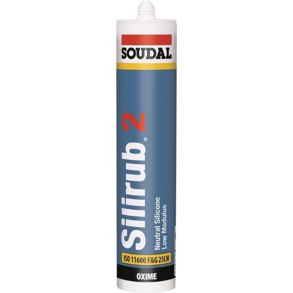Picture of Soudal 105962 Silirub 2 Stone/Portland - 310ml