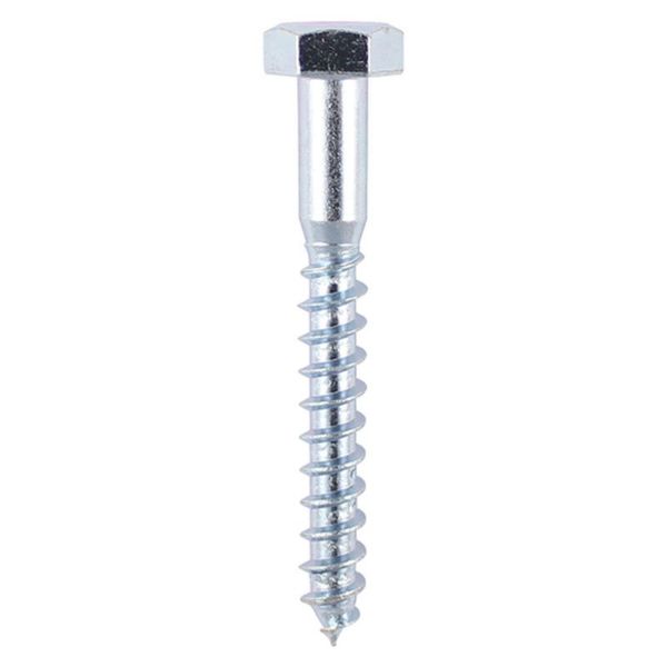 Picture of 10 X 60MM  Hex Head Heavy Duty Coachscrew Pack of 100