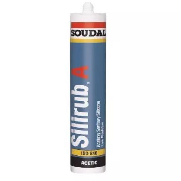 Picture of Soudal Silirub A Silicone - Black 295ml