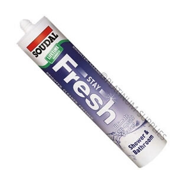 Picture of Soudal 125925 Clear Stay Fresh Bathroom Sealant - 300ml