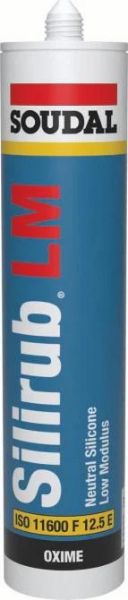 Picture of Soudal Silirub LM Silicone Sealant - Brilliant White 300ml