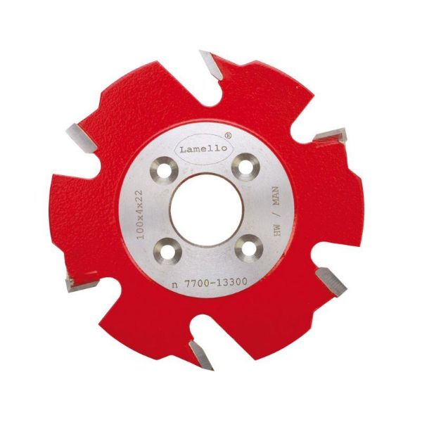 Picture of LAMELLO GROOVE CUTTTER HW WITH SCORING TEETH Ø100X4XØ22 MM, Z2+V4, NL 4