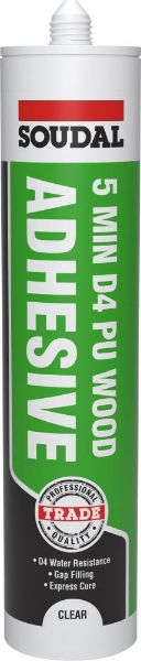 Picture of Soudal D4 5 Minute Adhesive Gel 290ml