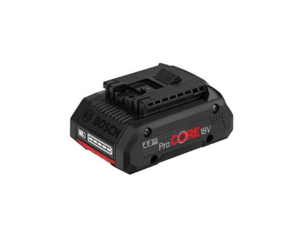Picture of BOSCH GBA18V ProCORE 4.0AH PRO/ BATTERY
18v BOSCH " HI PROFORMANCE " PROCORE4