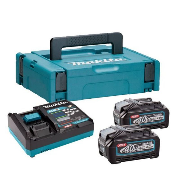 Picture of Makita 191K01-6 40v Max XGT Cordless 2 Battery 4ah and Charger Kit
