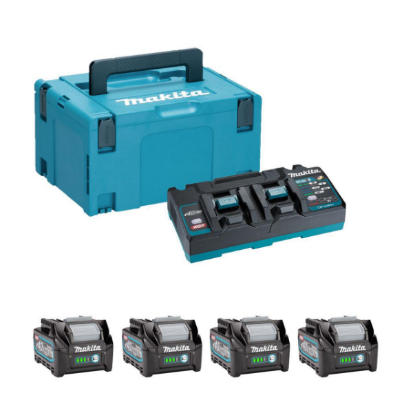 Picture of Makita 191U34-1RBJ4X5 40v XGT Twin Power Source Kit 4x4Ah