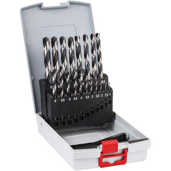 Picture of Bosch 2608577351 19-Piece ProBox HSS PointTeQ Drill Bit Set for Metal