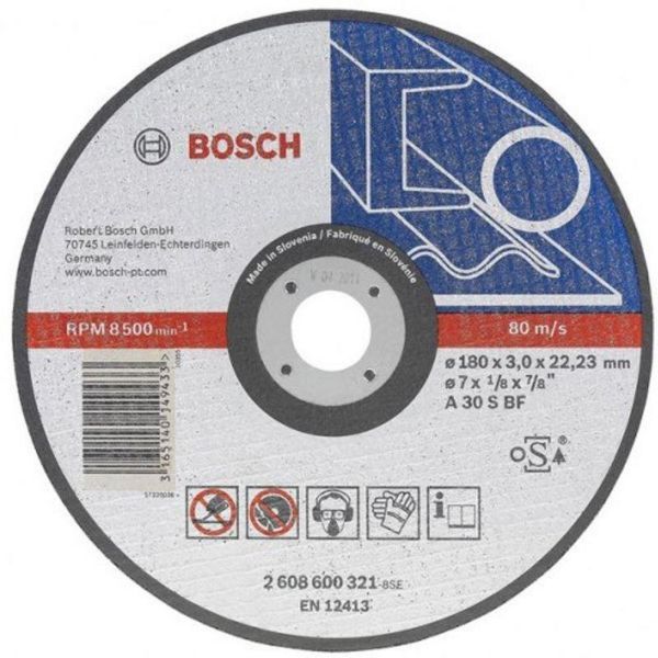 Picture of Bosch 230 x 22mm Flat Metal Cutting Disc