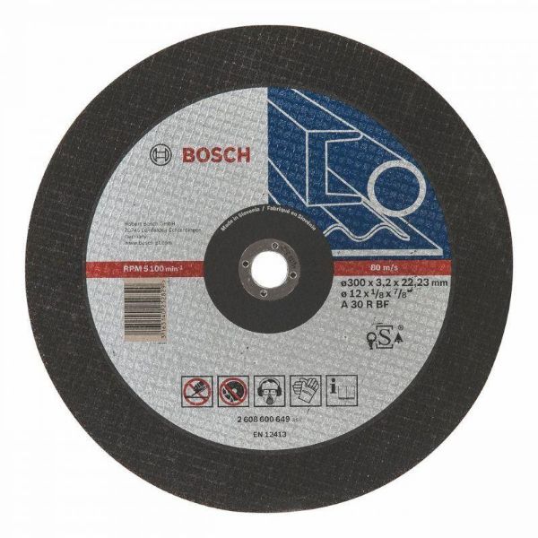 Picture of Bosch 300 x 20mm Flat Metal Cutting Disc