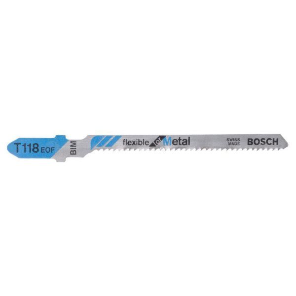 Picture of Bosch T118EOF Jigsaw Blades - Curve Cutting in Sheet Metal