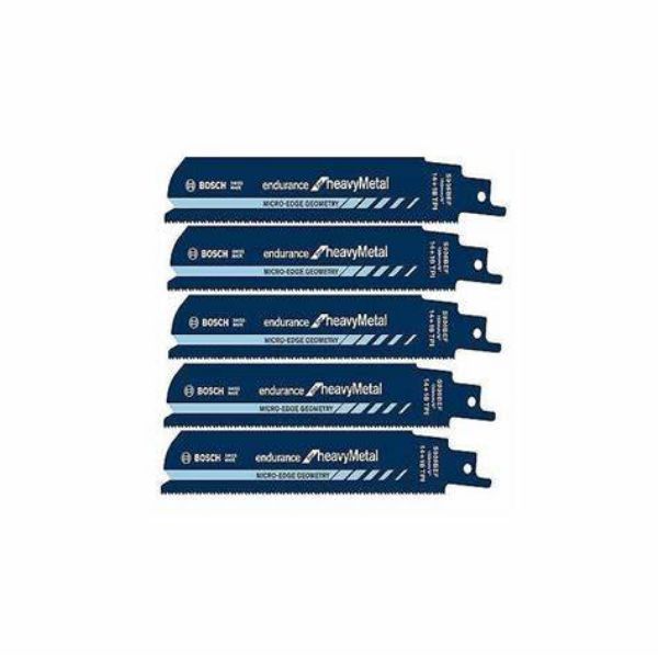 Picture of Bosch S927BEF 5 Pack Endurance Sabre Saw Blades For Metal - Heavy Applications