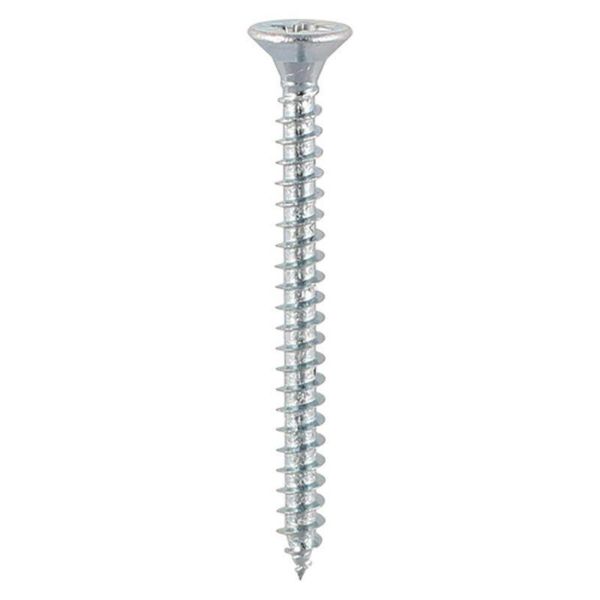 Picture of 3.5 X 15MM "ZINC" CHIPBOARD SCREWS POZI CSK - ( BOX 200 ) 
