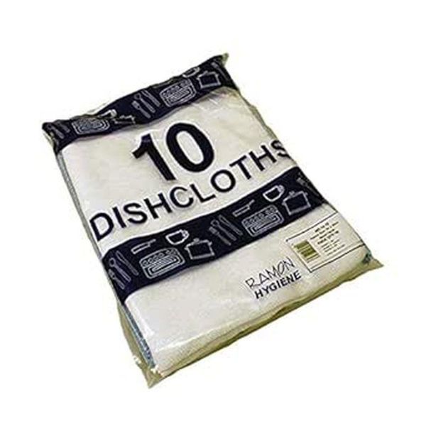 Picture of STANDARD WHITE DISHCLOTH 30X35CM PK10
407.14.10