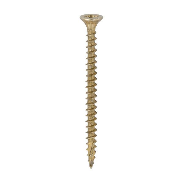 Picture of Timco C2 Strong-Fix - PZ - Double Countersunk - Twin-Cut - Yellow 4.5 x 60 Box 200