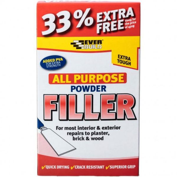 Picture of Everbuild All Purpose Powder Filler - White 450grm
