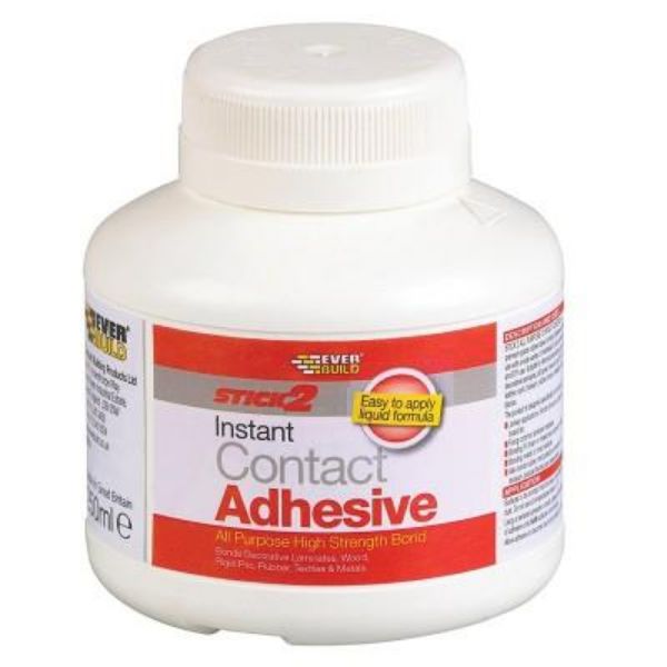 Picture of Everbuild Stick 2 All Purpose Contact Adhesive - Beige 250ml