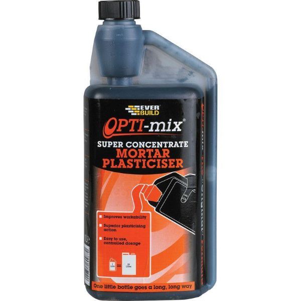 Picture of Everbuild Opti-Mix Mortar Plasticiser Admixture 1 Litre