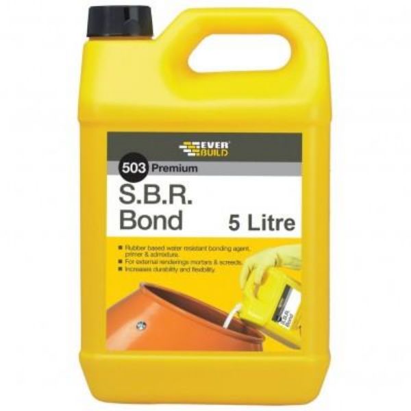 Picture of Everbuild 503 S.B.R Bonding Agent, Primer & Additive - White 5ltr