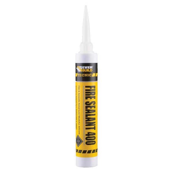 Picture of Everbuild Tecnic Fire Sealant 400 - 380ml - Black