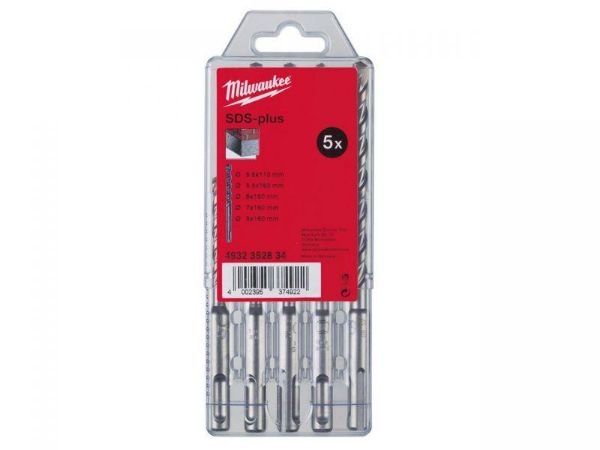 Picture of Milwaukee 5pc SDS+ Drill Bit Set 