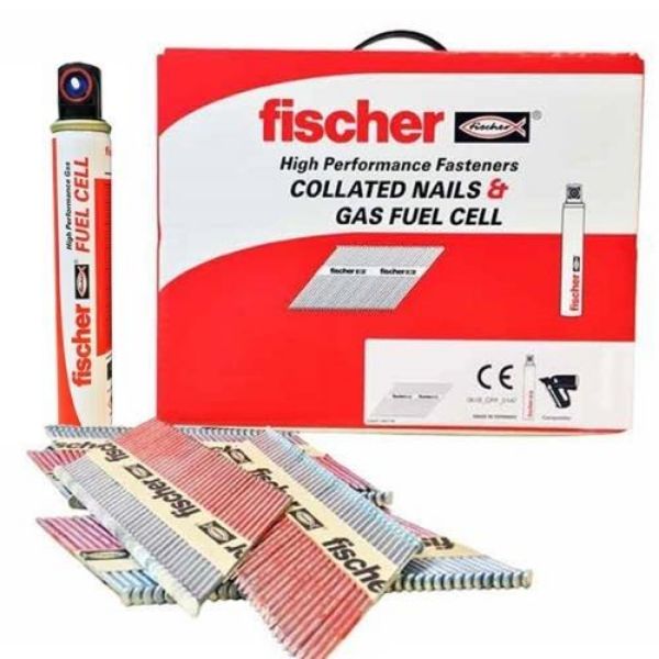 Picture of Fischer Nail Framing Pack - 3.1 x 75mm - Box of 2200 + 2 Fuel Cells
