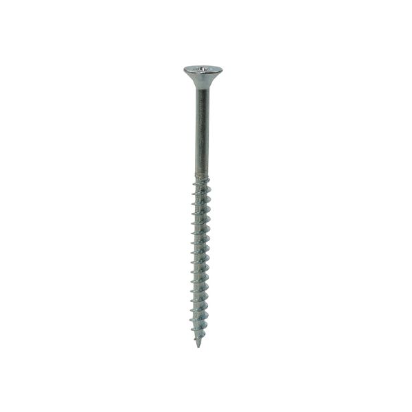 Picture of 6.0 X 200 Chipboard Woodscrew PZ3 Double Countersunk ZINC Box 50 