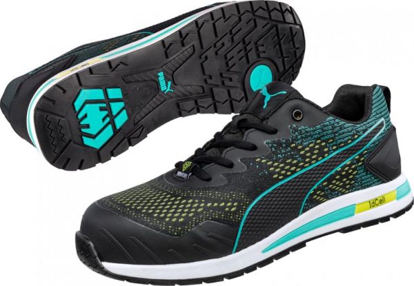 Picture of Puma Vivid GH Low Green Heart Safety Trainer - Black Size 10