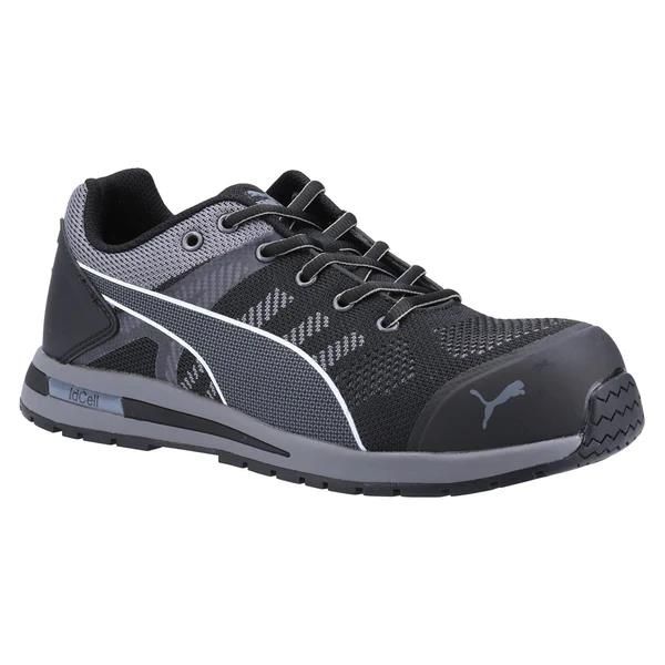 Picture of Puma Elevate Knit Low Safety Trainer - Black Size 7