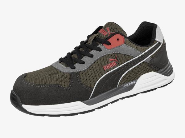 Picture of Puma Frontside Ivy Low Safety Trainer - Red Size 10