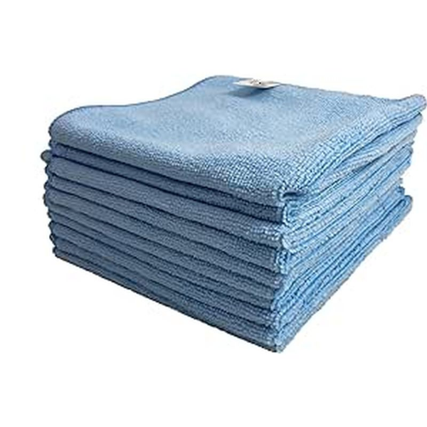 Picture of Optima Proclean Shine General Purpose Microfibre Blue Pk 10