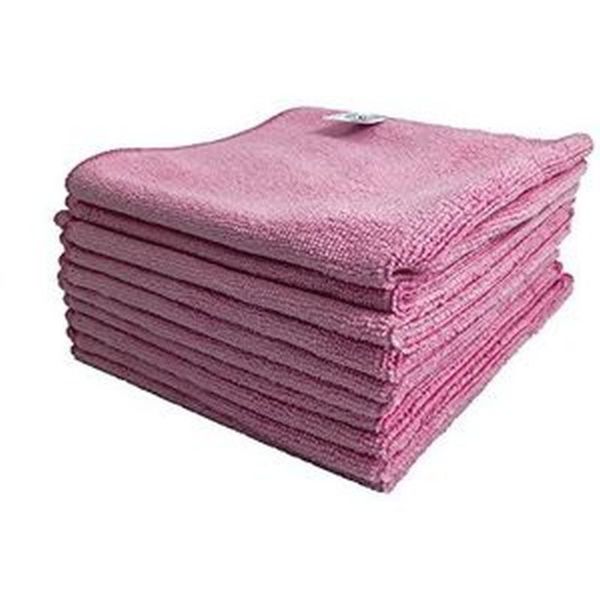 Picture of Optima Proclean Shine General Purpose Microfibre Red Pk 10