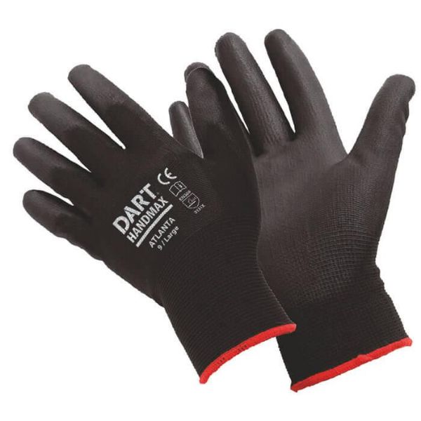 Picture of ATLANTA  BLACK PU GLOVE MEDIUM
SEAMLESS KNITTED 13G POLY GENERAL PURPOSE
HANDMAX / KLASS EQIV