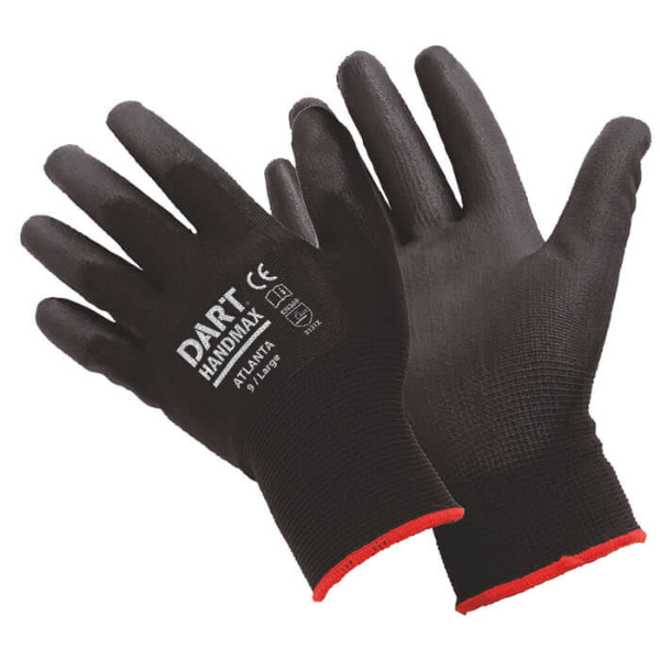Picture of Atlanta  Black PU Glove X/Large