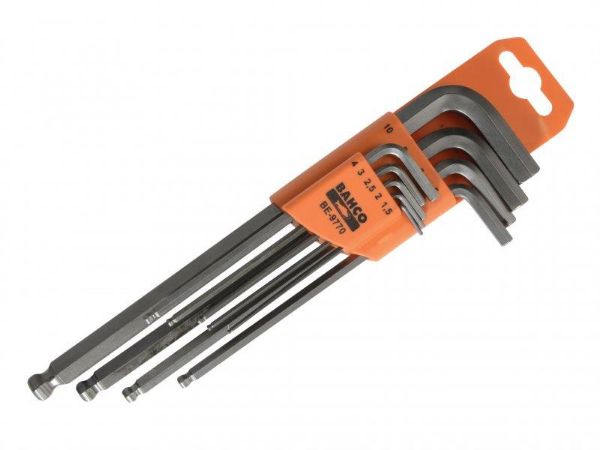 Picture of BAHCO BE-9770 HEX KEY SET 9PC - 1.5mm-10mm