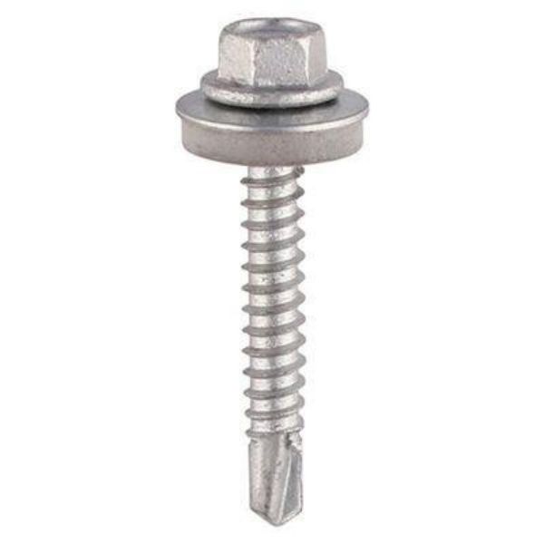 Picture of HEXHD 5.5 X 25 BI/METAL SELF DRILLING SCREW - ( BOX 100 ) 
G16 WASHER - BI/METAL A2 STAINLESS EQIV
MIDWOOD