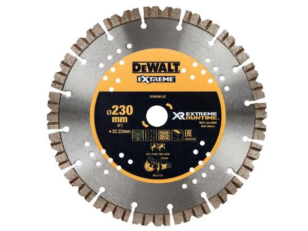 Picture of DT40260 EXTREME DIAMOND CUTTING BLADE 230 X 2
DT40260 Extreme Diamond Cutting Blade 230 x 2