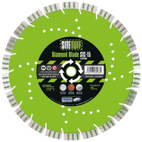 Picture of 300mm Site Tuff P5-STC Diamond Blade - For Concrete & Building Materials