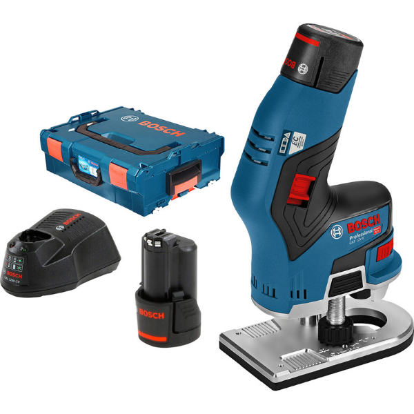 Picture of Bosch GKF 12V-8 Refurbished Edge Router 2 x 3.0Ah + 1230L