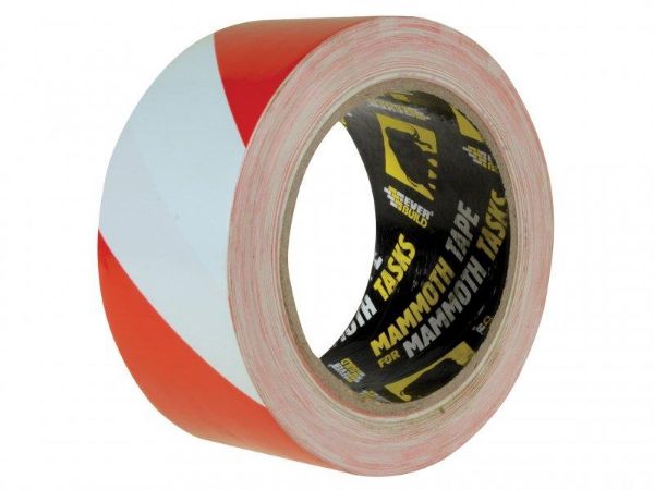 Picture of PVC Hazard Tape - 50mm x 33m - Red/White