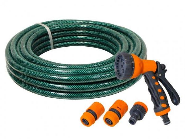 Picture of PVC Garden Hose 20m with Fittings & Spray Gun
