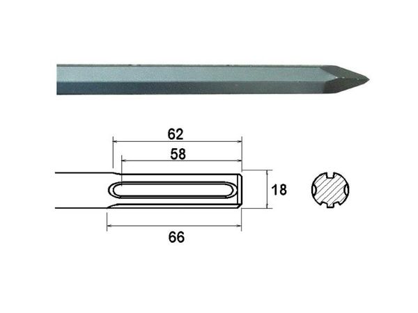 Picture of FAI/FULL POINT 400MM SDS MAX (914903)
FAI/FULL POINT 400MM SDS MAX