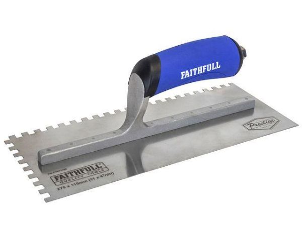 Picture of FAITHFULL PRESTIGE NOTCHED TROWEL 11"
(6MM NOTCH)