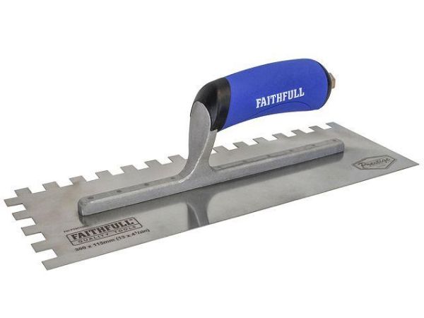 Picture of FAITHFULL PRESTIGE NOTCHED TROWEL 13"
(10MM NOTCH)