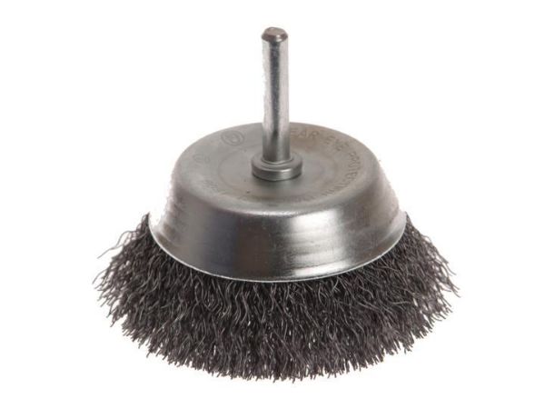Picture of WIRE CUP BRUSH 75MM X 6MM SHANK, 0.30MM WIRE
Wire Cup Brush 75mm x 6mm Shank, 0.30mm Wire