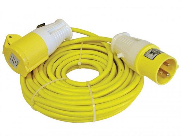 Picture of Faithfull Trailing Lead 14m x 1.5mm Cable - 110v - 16a