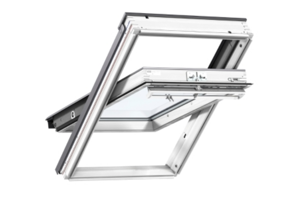 Picture of VELUX GGL MK08 2070 - White Painted Centre-Pivot Window (78 x 140 cm)