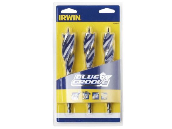 Picture of IRWIN  BLUE GROOVE 6 X 3PC SET
IRWIN    6X IR BLUE GROOVE DRILL BIT  3PCE SE